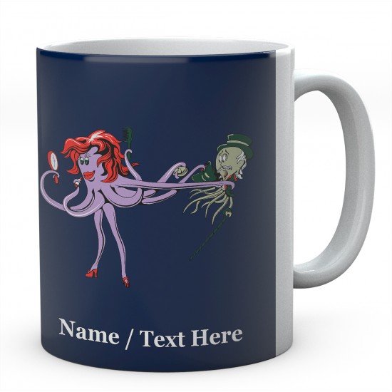 Mr & Mrs Octopus - Squid Mug Personalised 