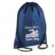 Personalised Embroidered Swim  Drawstring Gym Bag