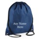  Printed  Any Name  Drawstring Gym Bag