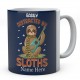 Easily Distracted By Sloths Personalised Novelty Ceramic Mug 