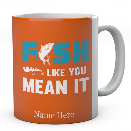 All It Takes To Make Me Happy Is Fishing-Personalised Mug