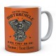 Custom Engine Motorcycle Ride Fast Or Die Personalised Mug 