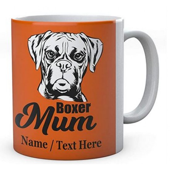 Boxer Dog Mum - Personalised Name Mug