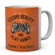 Eat Sleep Play Escape Reality and Play Games -Personalised Mug 