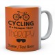 Cycling It's Cheaper Than Therapy-Personalised Mug