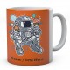 Astronaut Ice Cream Space Mug-Personalised 