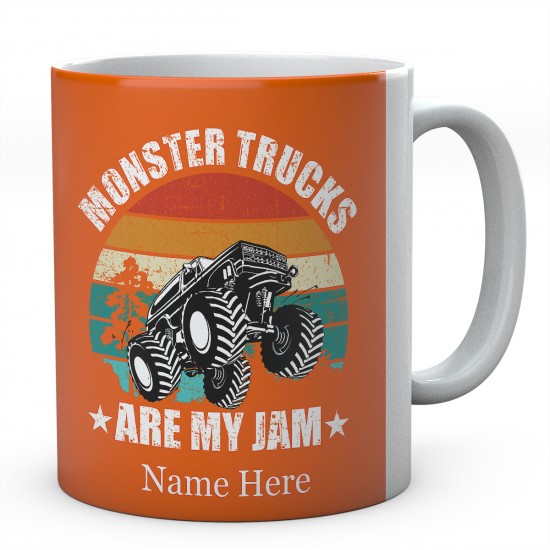 Monster Trucks Are My Jam Ceramic Mug 