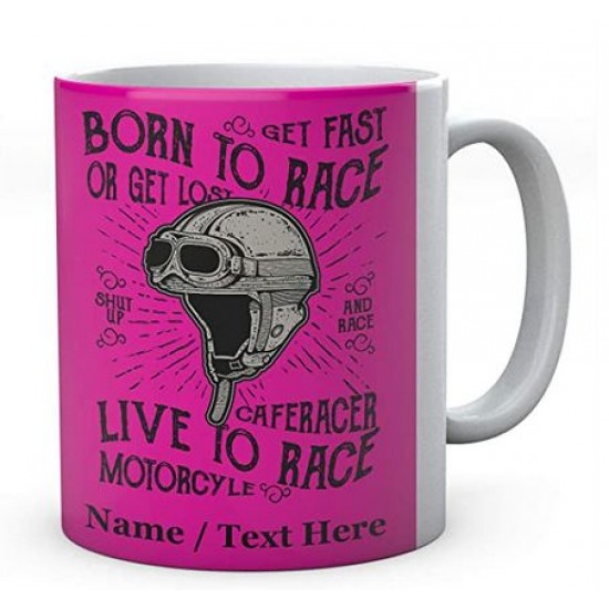 Born to Race Live to Race - Ceramic Mug 