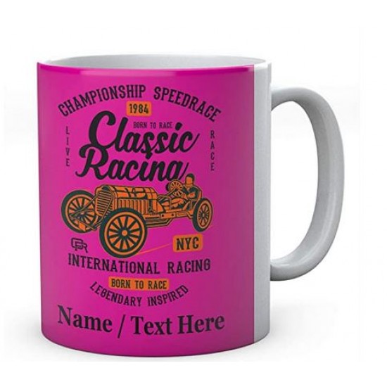 Championship Speedrace -Classic Racing- Born to Race- Personalised Mug