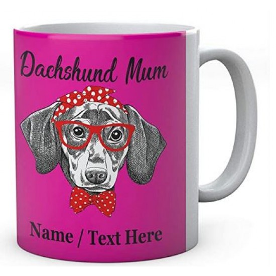 Dachshund Dog Mum - Personalised Name Mug