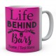 Life Behind Bars-Cycling Personalised Mug