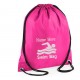 Personalised Embroidered Swim  Drawstring Gym Bag