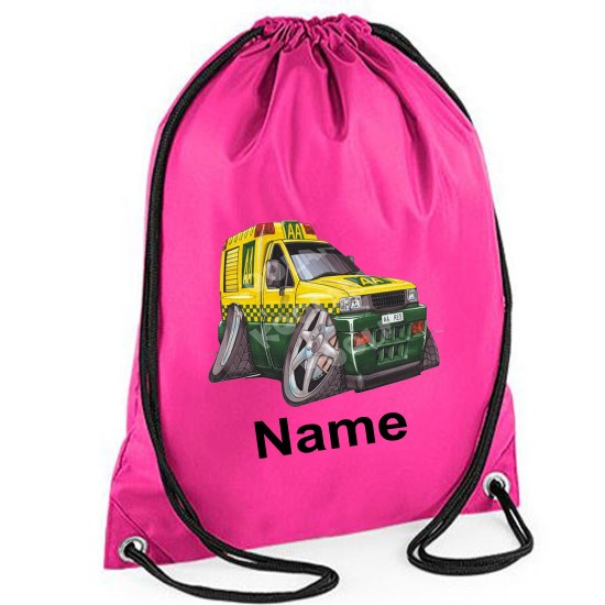 Personalised Koolart AA Breakdown Van 0174 Printed Gym Bag