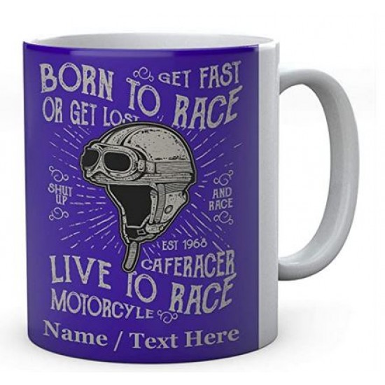 Born to Race Live to Race - Ceramic Mug 