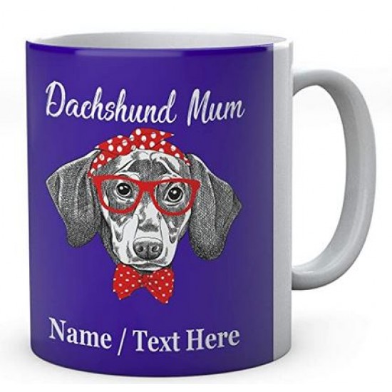 Dachshund Dog Mum - Personalised Name Mug