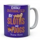 Easily Distracted By Sloths Personalised Novelty Ceramic Mug 