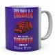 Everybody Is A Trucker Unit The Real Trucker Shows Up Ceramic Novelty Mug 