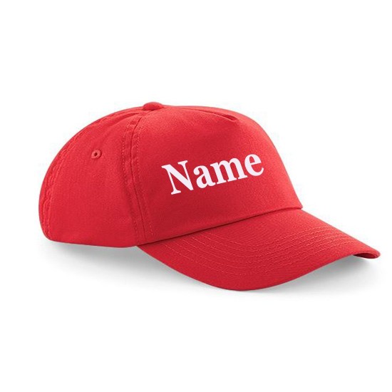 Child's Cap Personalised With Name