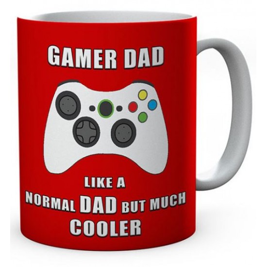 Gamer Dad Like A Normal Dad But Much Cooler Ceramic Mug 