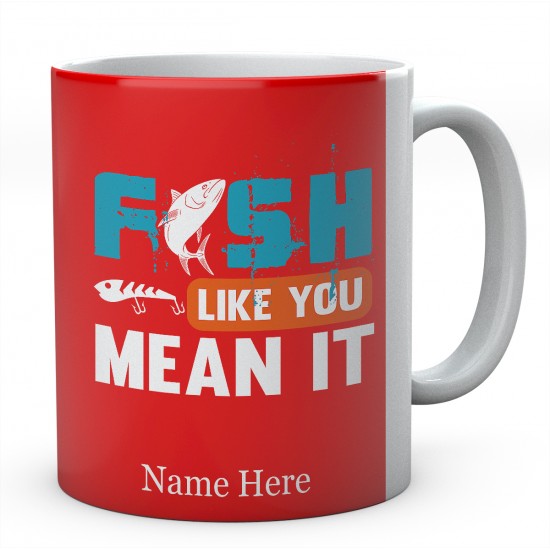 All It Takes To Make Me Happy Is Fishing-Personalised Mug