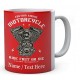 Custom Engine Motorcycle Ride Fast Or Die Personalised Mug 