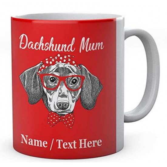 Dachshund Dog Mum - Personalised Name Mug