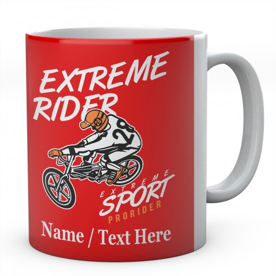 Extreme Rider Extreme Sport BMX-Personalised Mug