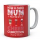 How A Cheer Mum Tells Time At A Cheer Competition Personalised Novelty Ceramic Mug 