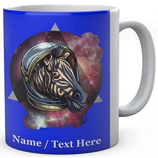 Cosmic Space Zebra - Personalised Ceramic Mug