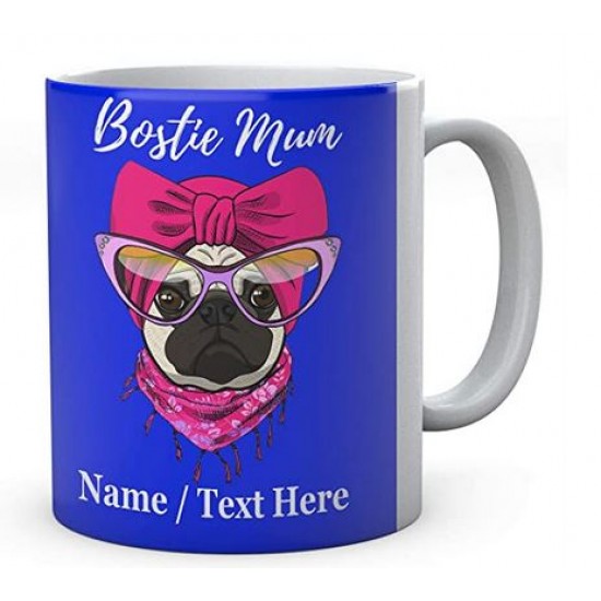 Bostie Dog Mum -Personalised- Mug- Coffee -Tea