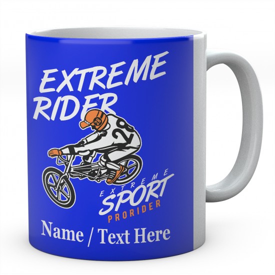 Extreme Rider Extreme Sport BMX-Personalised Mug