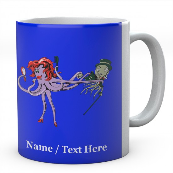 Mr & Mrs Octopus - Squid Mug Personalised 