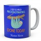 I Got So Much Procrastinating Done Today Personalised Sloth Ceramic Mug 