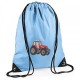 Personalised EMBROIDERED Red Tractor Drawstring Gym Bag 