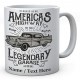 Mug - Ceramic -Classic Gear America's Highway Vintage Roadrage Legendary Garage 