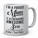 I'm A Proud Mum of A Freaking Awesome Son Yes....Personalised Mug