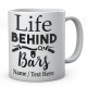 Life Behind Bars-Cycling Personalised Mug