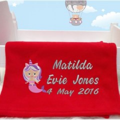 personalised baby blankets