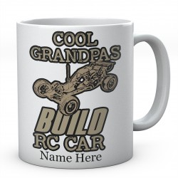 Cool Grandpas Build RC Car Personalised Any Name Mug