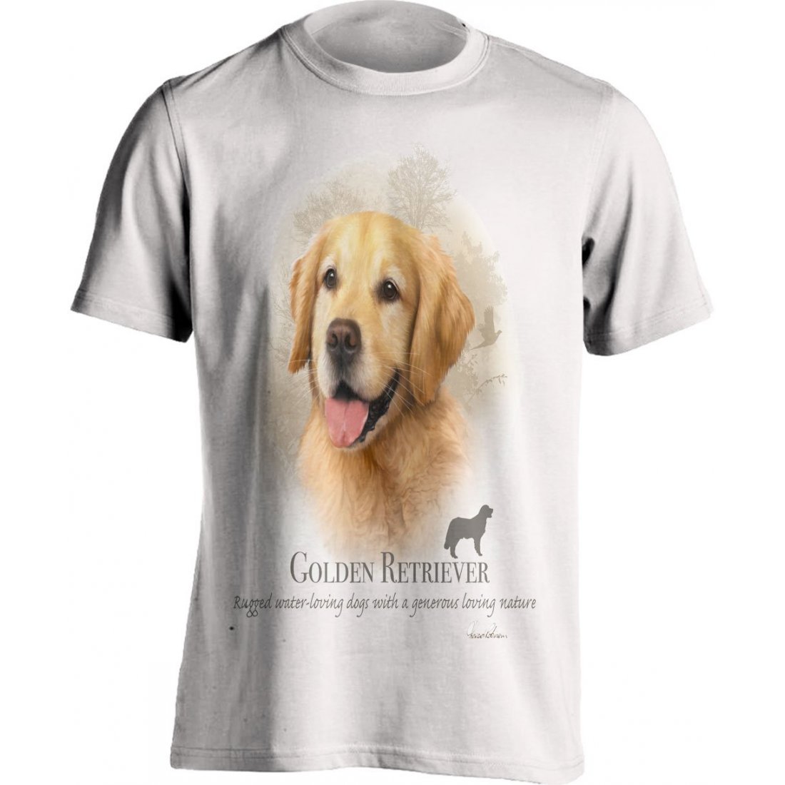 Animal T-Shirts For Men : Golden Retriever T Shirt