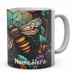 Bee Mug, Funny Personalised Bumblebee Mug Bee Gifts Novelty Cute Bee Gifts For Him Or Her Coffee Tea Cup