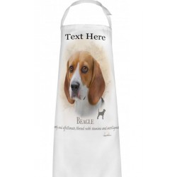 Personalised Beagle Dog Printed Apron