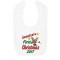 Personalised Embroidered (Reindeer) Baby's 1st Christmas White Bib
