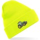  Embroidered Green Tractor Adults Unisex Beanie/Hat with Cuff .