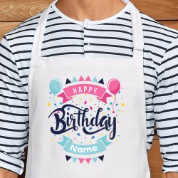 Happy Birthday Personalised Apron