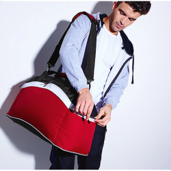 Red And Black Holdall