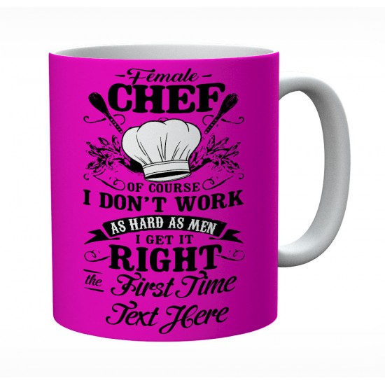 Female Chef Of Course I Don't Work As Hard As Men