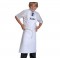 Children's White Bib Apron 