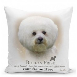  Bichon Frise Dog  Cushion