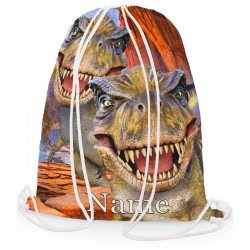 Personalised Dinosaur T-Rex Gym Bag